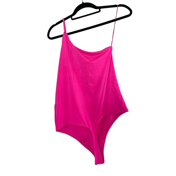 Express Body Contour One Piece Swim Bodysuit Smooth Sculpt Women's Size L Pink - Picture 2 of 4